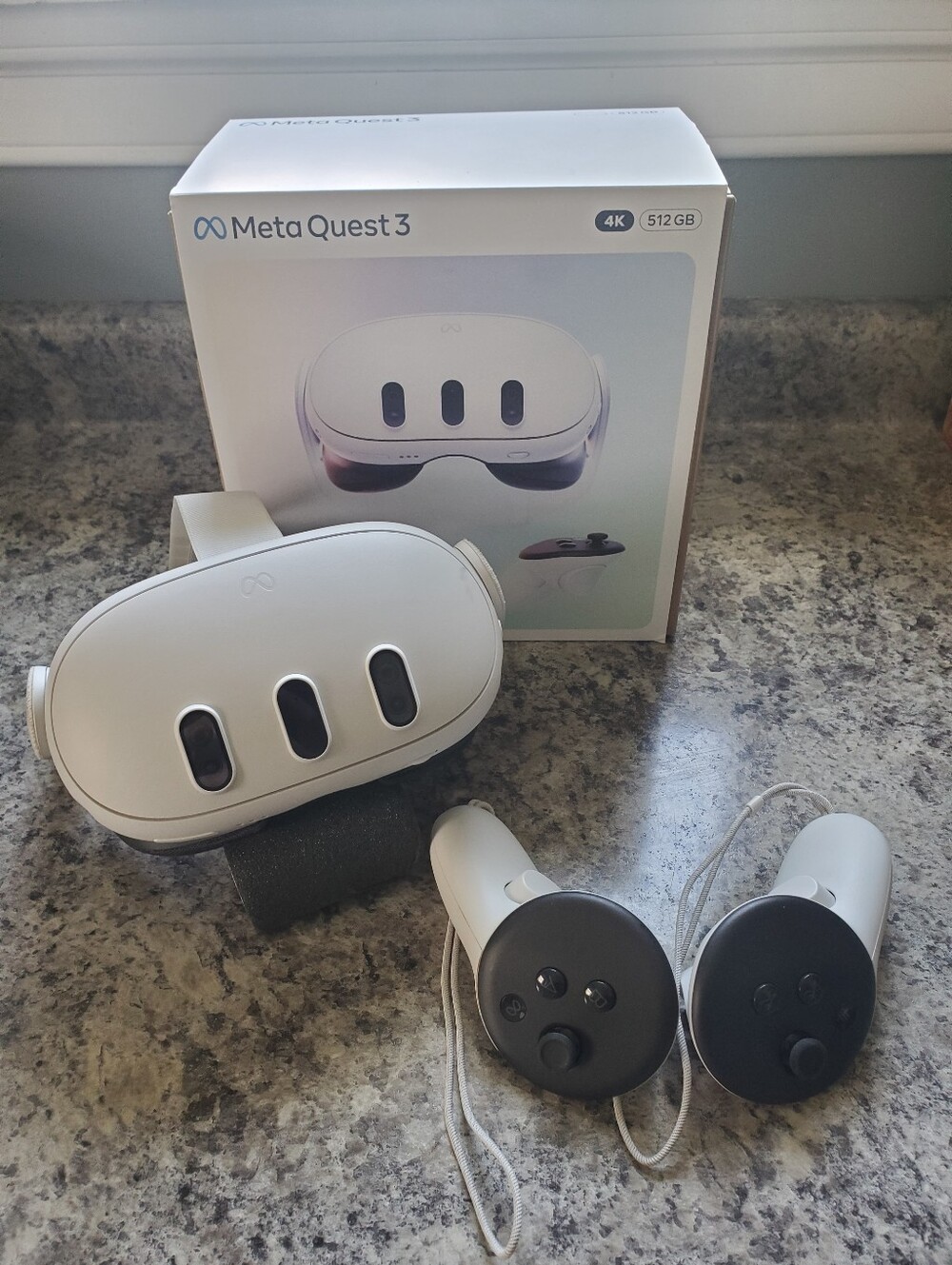 Meta Quest 3 VR Headset - White (512GB)